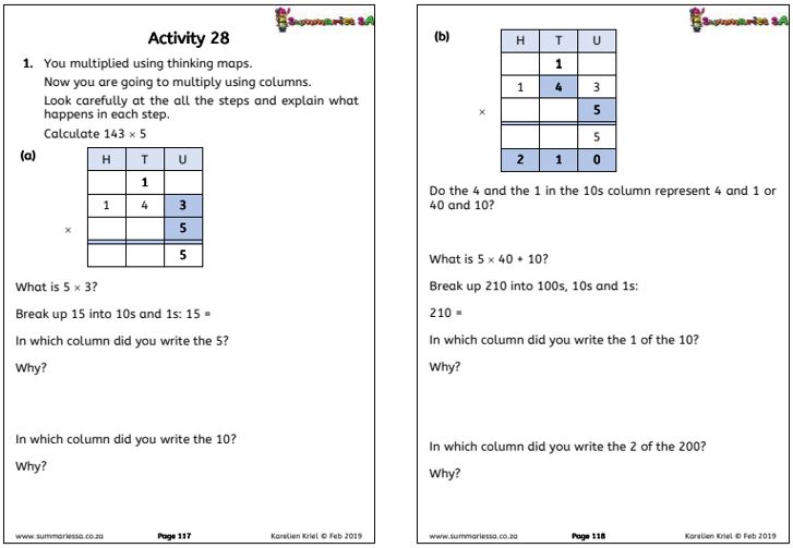 Grade 5 Mathematics Activity Book Term 2 - Classroom101