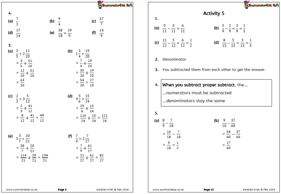 grade 7 maths assignment term 2 2020