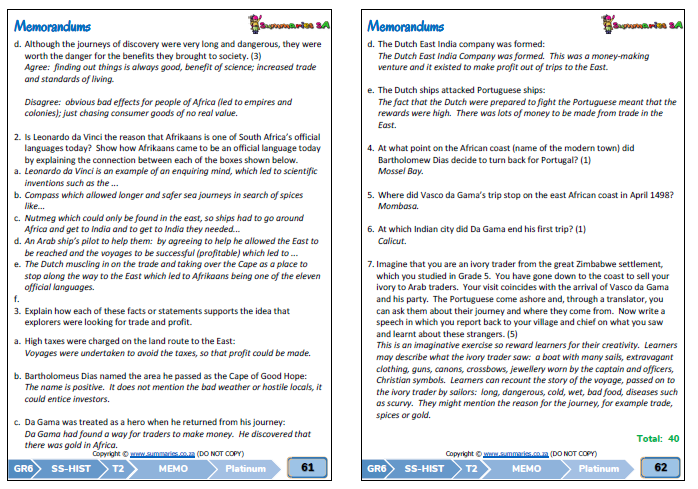 grade 6 social sciences geography history term 2 ss platinum classroom101