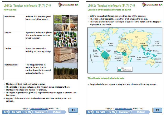 grade 6 social sciences geography history term 3 oxford classroom101