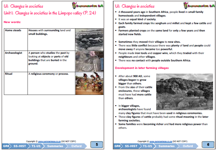 grade 6 social sciences geography history term 1 oxford