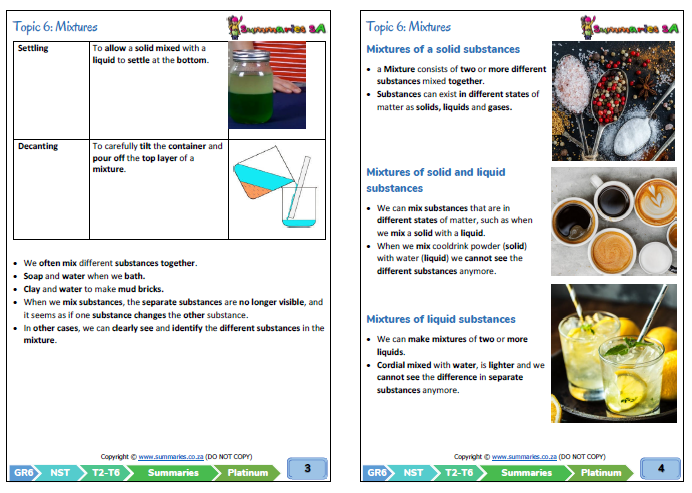 grade 6 natural sciences technology term 2 platinum classroom101