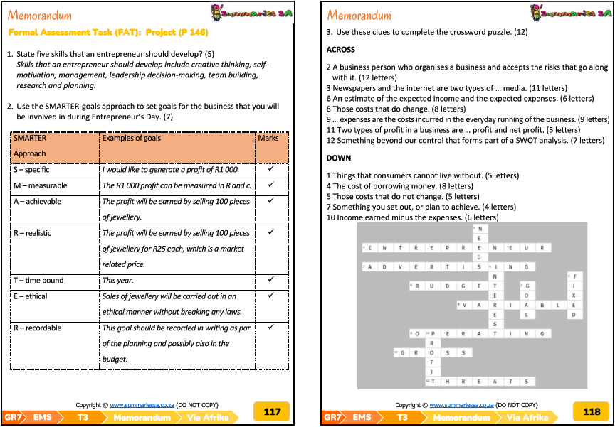 Grade 7 Economic and Management Sciences Term 3 (VIA Afrika) - Image 9