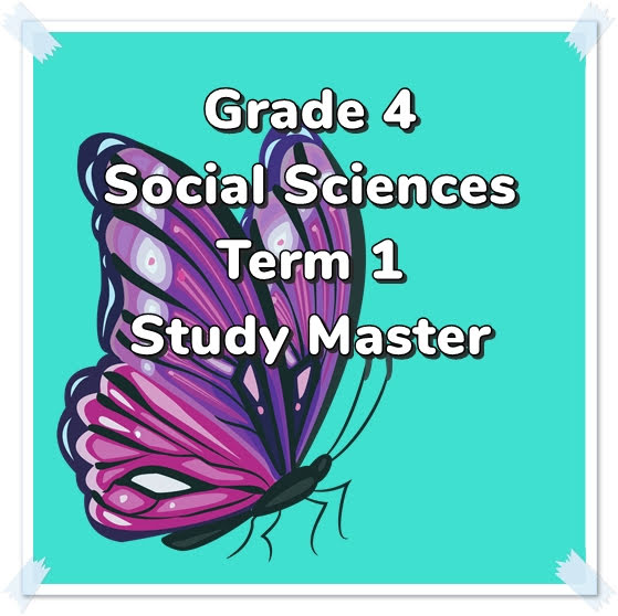 Grade 4 Social Sciences (Geography & History) Term 1 (SS) (Study Master ...