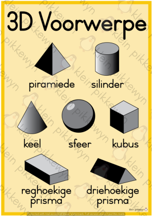 2D Vorms en 3D Voorwerpe - Classroom101