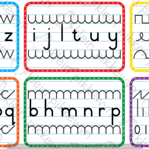 Patterns for Handwriting / Patrone vir Handskrif (wit)