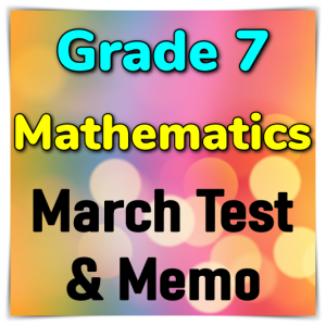 Grade 7 Mathematics March Test & Memo - 2023-(1)