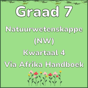 Graad 7 Natuurwetenskappe (NW) Kwartaal 4 (Via Afrika)