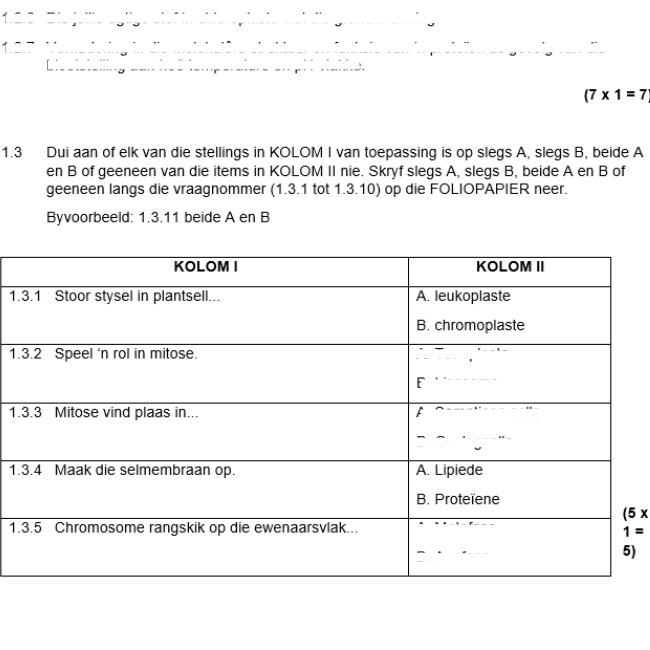 Graad 10 Lewenswetenskappe September Eksamen & Memo Vraestel 2 - 2023 - Image 2