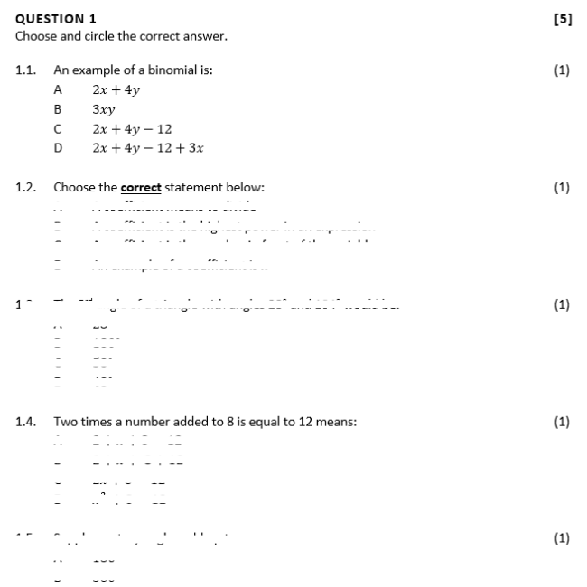 grade 8 mathematics assignment term 3 2022