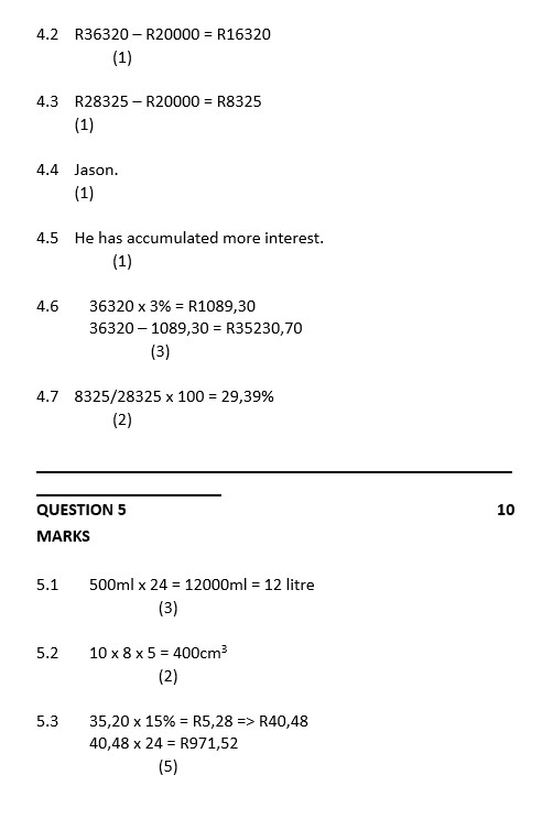 mathematical literacy grade 10 assignment 2023 term 3