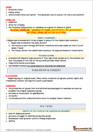 business studies essay on socio economic issues grade 10