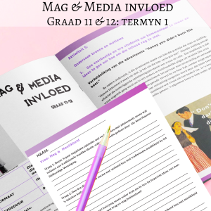 CAPS: Graad 12: Week 1: Mag en Media Invloed