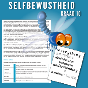 Selfbewustheid en Invloede: GR10