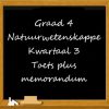 Graad 4 Natuurwetenskap en Tegnologie Kwartaal 3 Toets / eksamen vraestel 2024