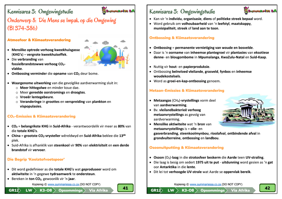Graad 12 Lewenswetenskappe (LW) Kwartaal 3 Opsommings (Via Afrika) - Image 4