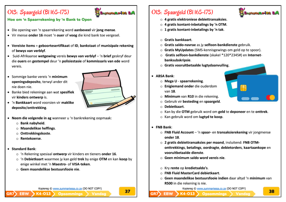 Graad 7 Ekonomiese en Bestuurswetenskappe (EBW) Kwartaal 4 (Vandag) – Opsommings - Image 2