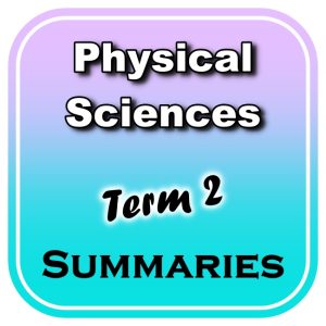 Grade 11 Physical Sciences (PS) Summaries Term 2 - (Via Afrika)
