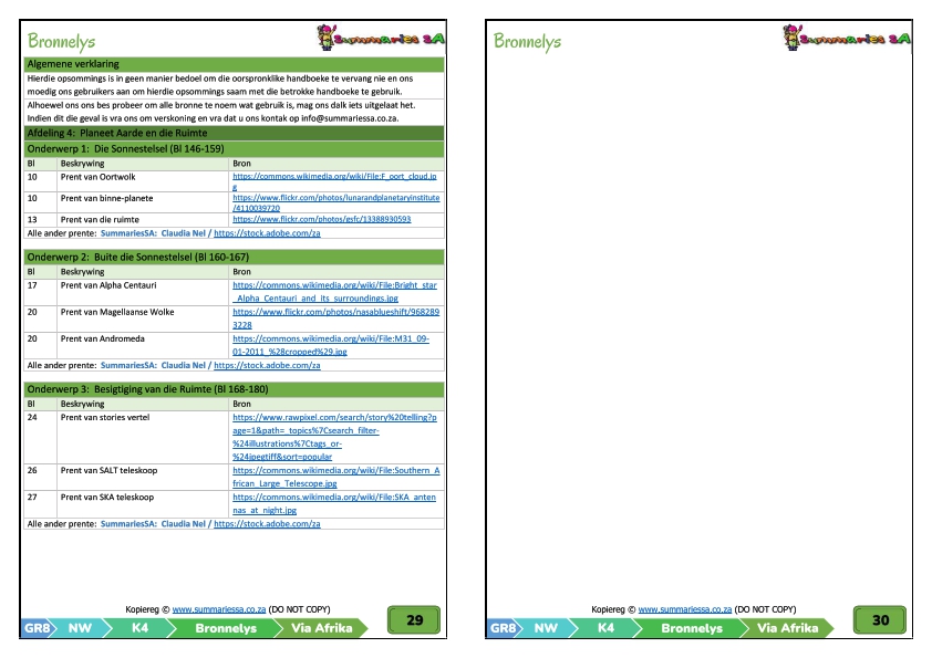 Graad 8 Natuurwetenskappe (NW) Opsommings - Kwartaal 4 (Via Afrika) - Image 3