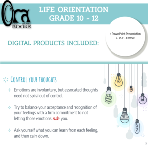Life Orientation - Grade 10-12 - Self-Awareness - Emotional Intelligence - Image 2