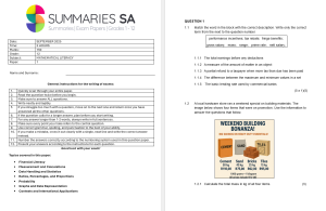 Grade 12 Math Literacy September Paper 1