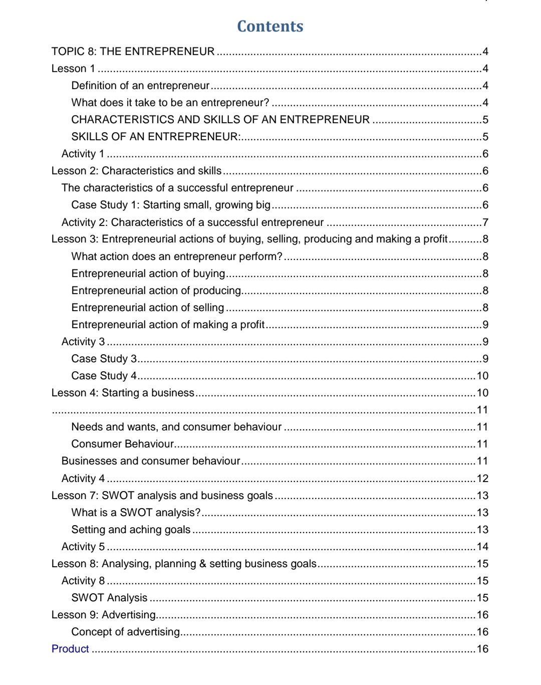Grade 7 Economics and Management Sciences Summary (Term 3 + 4) - Image 2