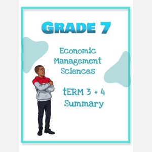 Grade 7 Economics and Management Sciences Summary (Term 3 + 4)