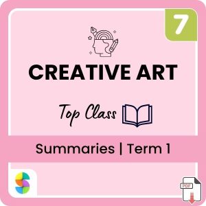 Grade 7 Creative Arts (CA) Term 1 (Top Class) - Only Summaries