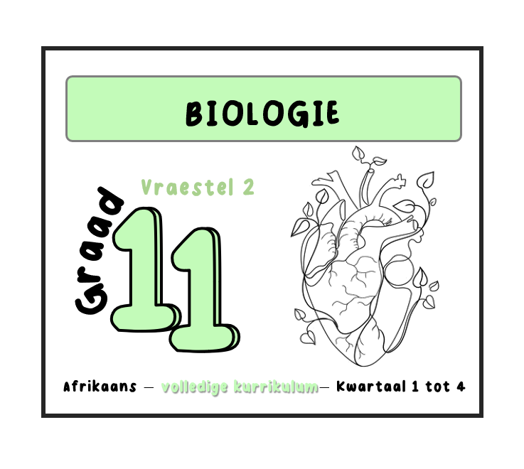 Graad 11_Biologie Vraestel 2_Opsommings Notastel