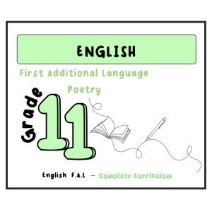 Grade 11_English F.A.L [First Additional Language]_Poetry Analysis Summaries Noteset