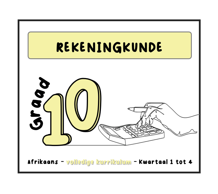 Graad 10_Rekeningkunde Opsommings Notastel