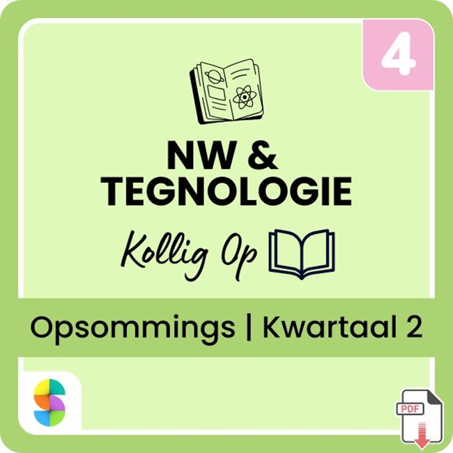 Graad 4 Natuurwetenskappe en Tegnologie (NWT) Kwartaal 2 (Kollig Op) - Opsommings Alleen