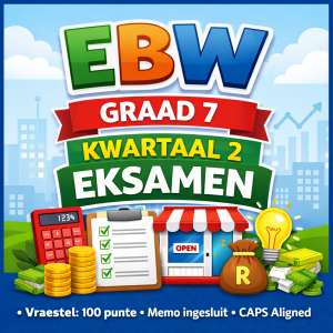 EBW Graad 7 Eksamen en memo – Kwartaal 2