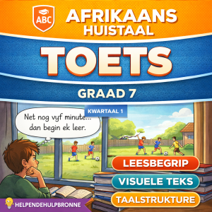 Afrikaans Graad 7 kwartaal 1 Toets en Memo