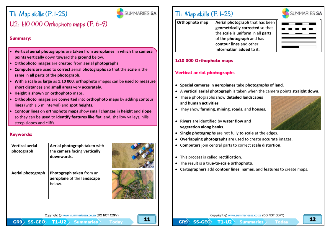 Grade 9 Geography Summaries – Term 1 (Today) (CAPS) | PDF - Image 4