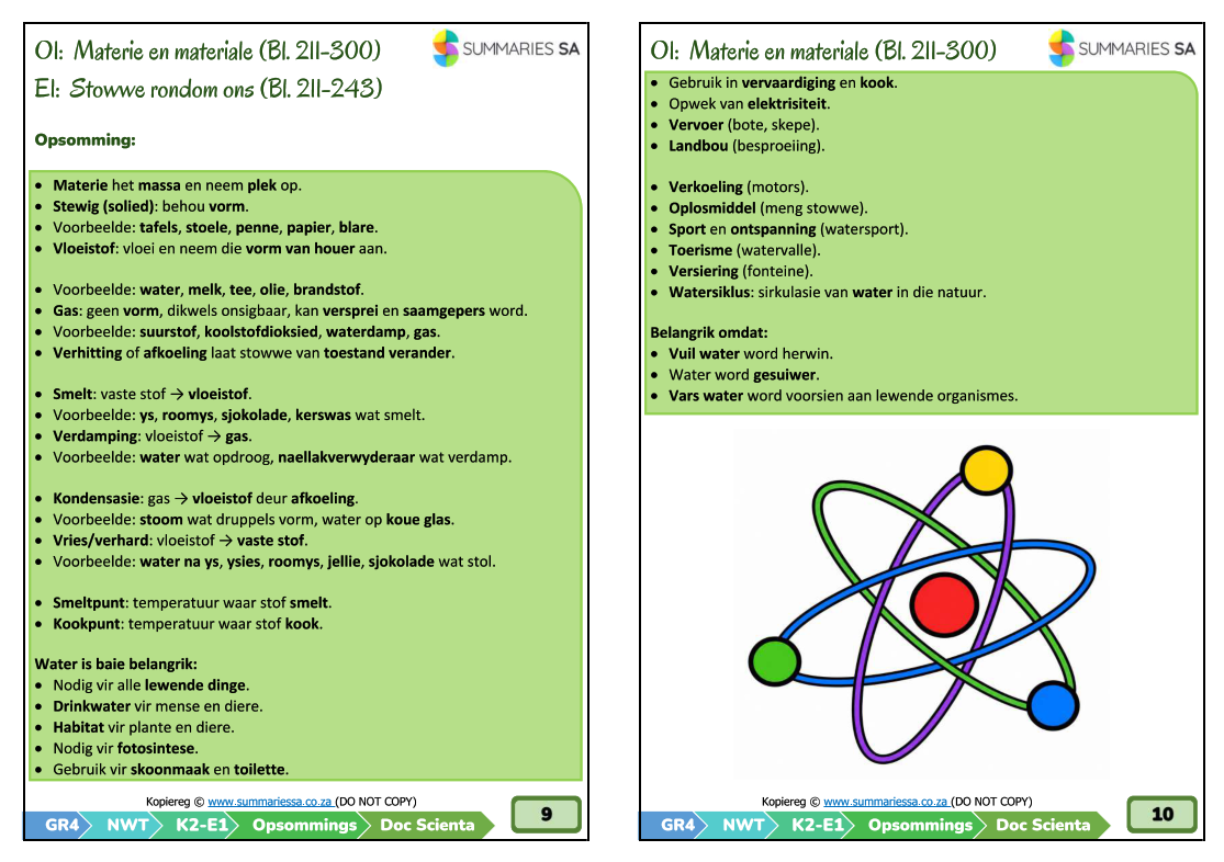 Graad 4 Natuurwetenskappe en Tegnologie (NWT) Opsommings - Kwartaal 2 (Doc Scientia) - Image 5