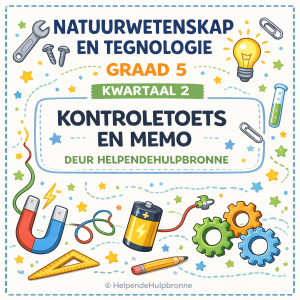 Natuurwetenskappe en Tegnologie Graad 5 Junie Kwartaal 2 Eksamen, Memo en studie opsomming