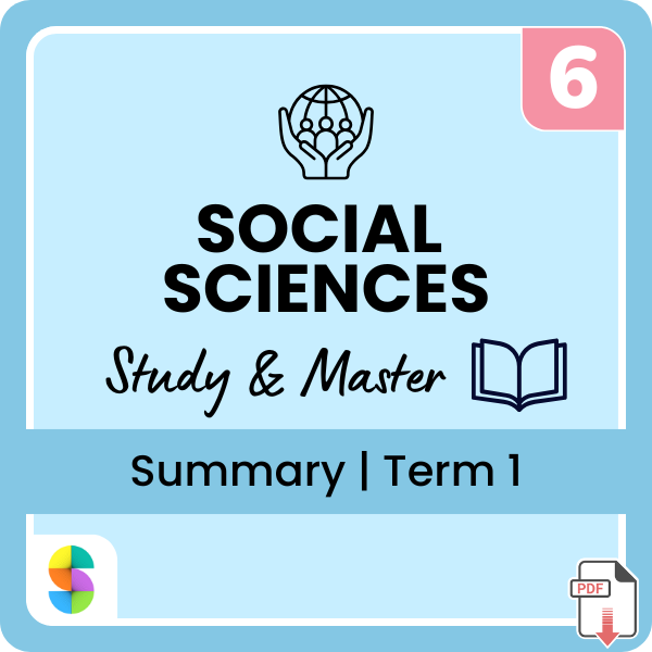Grade 6 Social Sciences (SS) (Geography & History) Term 1 (Study & Master) Summaries