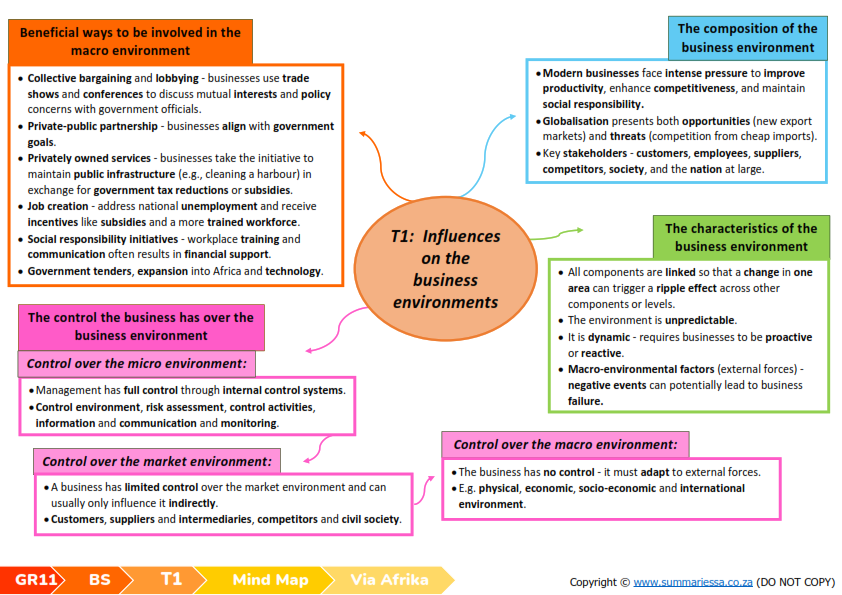 Grade 11 Business Studies Summaries – Term 1 (Via Afrika) (CAPS) | PDF - Image 2