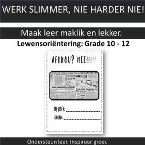 Lewensvaardighede - Graad 10-12 - Afknouery - Boek 1