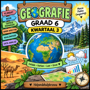 Geografie Graad 6 – Kwartaal 3 | Gekontroleerde Toets & Memorandum
