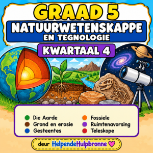 Graad 5 Natuurwetenskappe en Tegnologie – Kwartaal 4 Eksamen, Memo & Studiegids