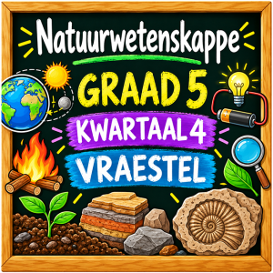 Graad 5 Natuurwetenskap en Tegnologie Kwartaal 4 Eksamen vraestel