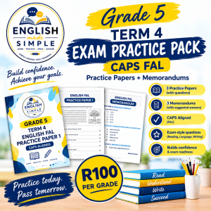 TERM 4 EXAM PRACTICE PACK GRADE 5
