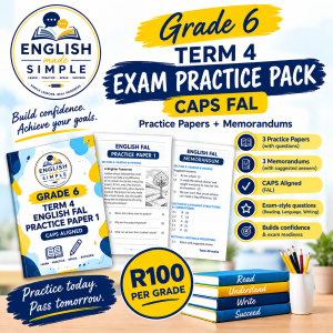 TERM 4 EXAM PRACTICE PACK GRADE 6
