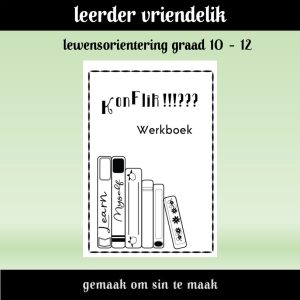 Lewensoriêntering - Graad 10-12 - Selfbewustheid - Konflik