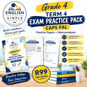 TERM 4 EXAM PRACTICE PACK GRADE 4